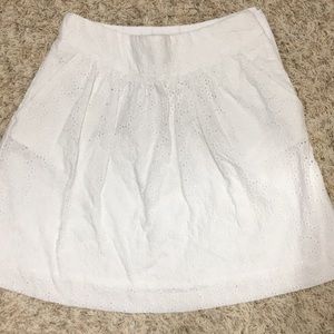 LOFT Outlet NWT White Eyelet Skirt! 🤗